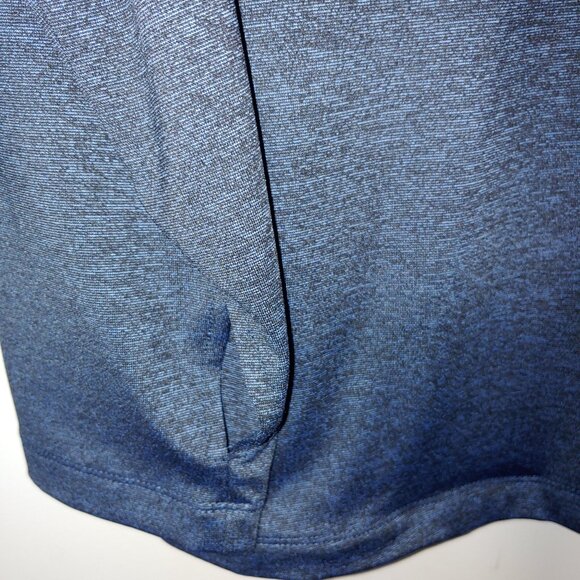 Max Studio Performance Long Sleeves Cowlneck Top Size L Blue - Picture 4 of 9